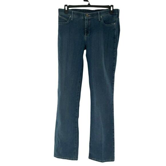 Wrangler Q-BABY Denim Jeans Womens Size 32X36 No Gap Waistband Rhinestones Blue - Picture 1 of 11